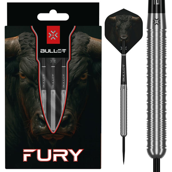 Bullet Fury Steel Tip Darts - 90% Tungsten