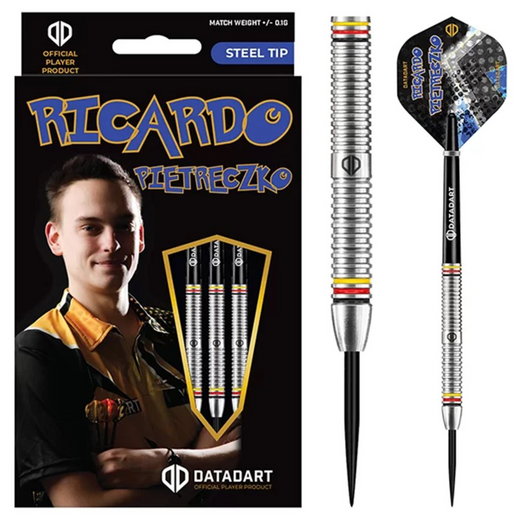 Datadart Ricardo Pietreczko Pikachu Steel Tip Darts – 80% Tungsten