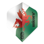 Unicorn Ultrafly Plus Wales Flag Dart Flights