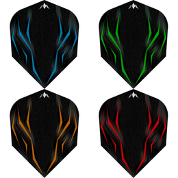 Mission Lava Dart Flights - 100 Micron - No6 Standard