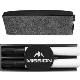 Mission Whiteboard Kit - Dry Wipe Eraser And Pens
