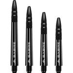 Mission Sabre Shafts - Dart Stems - Black - Black Top