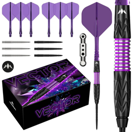 Mission Vector Steel Tip Darts – 95% Tungsten