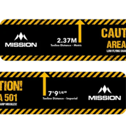 Mission Throw Line Stick Down Darts Oche - Area 501