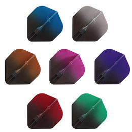 L-Style L1EZ Standard Two Tone Black Dart Flights