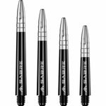 Mission Sabre Shafts - Dart Stems - Black - Silver Top