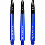 Mission Sabre Shafts - Dart Stems - Blue - Black Top
