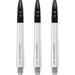 Mission Sabre Shafts - Dart Stems - White - Black Top