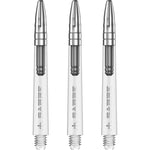 Mission Sabre Shafts - Dart Stems - Clear - Silver Top
