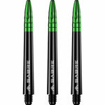 Mission Sabre Shafts - Dart Stems - Black - Green Top