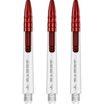 Mission Sabre Shafts - Dart Stems - Clear - Red Top