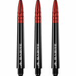 Mission Sabre Shafts - Dart Stems - Black - Red Top