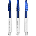 Mission Sabre Shafts - Dart Stems - Clear - Blue Top