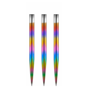 Mission Glide Steel Tip Dart Points - Rainbow