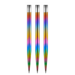 Mission Glide Steel Tip Dart Points - Rainbow