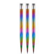 Mission Glide Steel Tip Dart Points - Rainbow