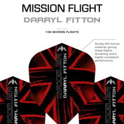 Mission Darryl Fitton Dart Flights - Standard No.6