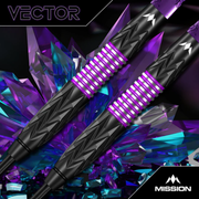 Mission Vector Steel Tip Darts – 95% Tungsten