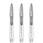 Mission Sabre Shafts - Dart Stems - Clear - Silver Top