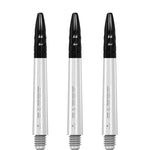 Mission Sabre Shafts - Dart Stems - White - Black Top