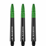 Mission Sabre Shafts - Dart Stems - Black - Green Top
