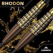 Mission Rhodon Steel Tip Darts – 95% Tungsten
