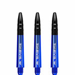 Mission Sabre Shafts - Dart Stems - Blue - Black Top