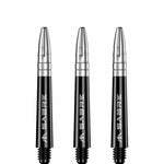 Mission Sabre Shafts - Dart Stems - Black - Silver Top