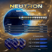 Mission Neutron Steel Tip Darts – 95% Tungsten