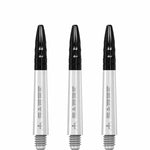 Mission Sabre Shafts - Dart Stems - White - Black Top