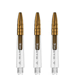 Mission Sabre Shafts - Dart Stems - Clear - Gold Top