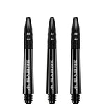 Mission Sabre Shafts - Dart Stems - Black - Black Top