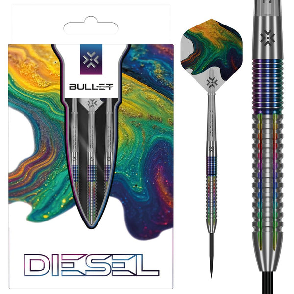 Bullet Diesel V2 Steel Tip Darts - 85% Tungsten
