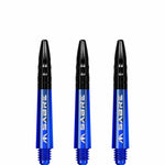 Mission Sabre Shafts - Dart Stems - Blue - Black Top
