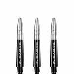Mission Sabre Shafts - Dart Stems - Black - Silver Top