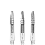 Mission Sabre Shafts - Dart Stems - Clear - Silver Top