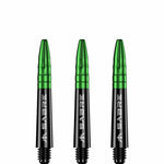 Mission Sabre Shafts - Dart Stems - Black - Green Top