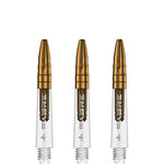 Mission Sabre Shafts - Dart Stems - Clear - Gold Top