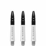 Mission Sabre Shafts - Dart Stems - White - Black Top