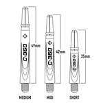 Harrows Carbon 360 Shafts - Dart Stems