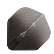 L-Style L1EZ Standard Two Tone Black Dart Flights