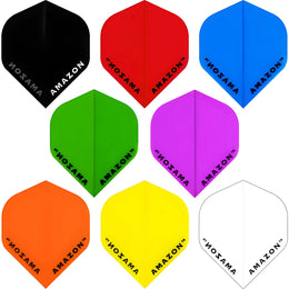 Amazon Transparent Dart Flights - 100 Micron - No2 Standard
