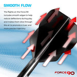 Mission Force 90 Black No6 Moulded Flights