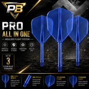 PB Darts Pro All In One Moulded Flight System