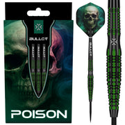 Bullet Poison Steel Tip Darts - 90% Tungsten