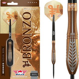 Bull's NL Bronzo Nova Steel Tip Darts – 90% Tungsten
