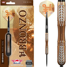 Bull's NL Bronzo True Steel Tip Darts – 90% Tungsten