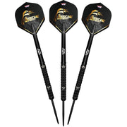 Bull's NL Kim Huybrechts E2 Black Steel Tip Darts – 90% Tungsten
