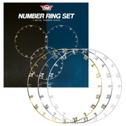 Bull's NL Metal Number Ring Set of 3