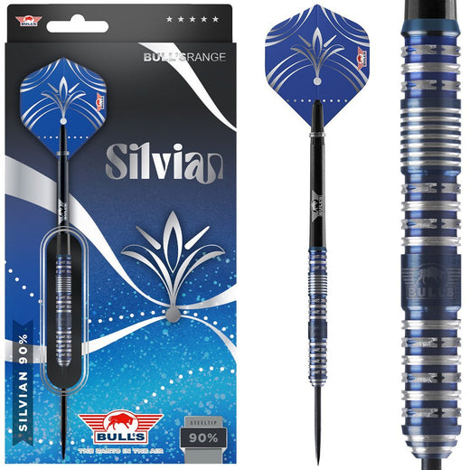 Bull's NL Silvian Steel Tip Darts – 90% Tungsten